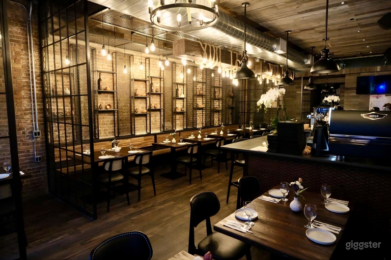  European Restaurant with Backyard for Film, Photo & Events 