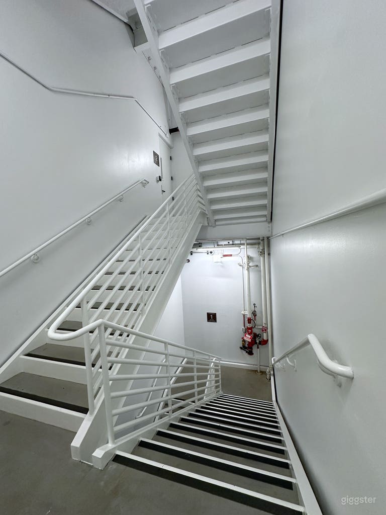  Clean and Bright Modern Stairwell - 3 available 