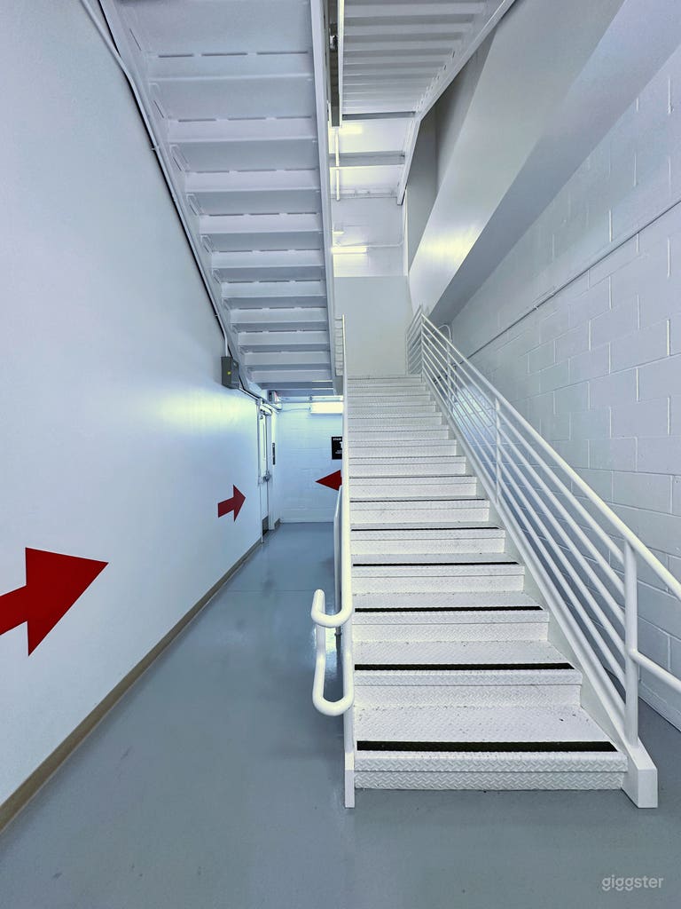  Clean and Bright Modern Stairwell - 3 available 