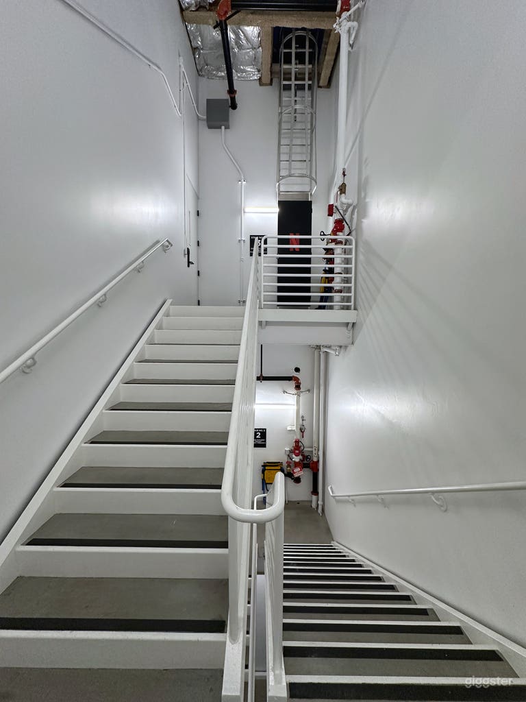  Clean and Bright Modern Stairwell - 3 available 