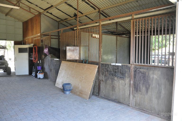  Horse Ranch with and Large Rustic Backyard 