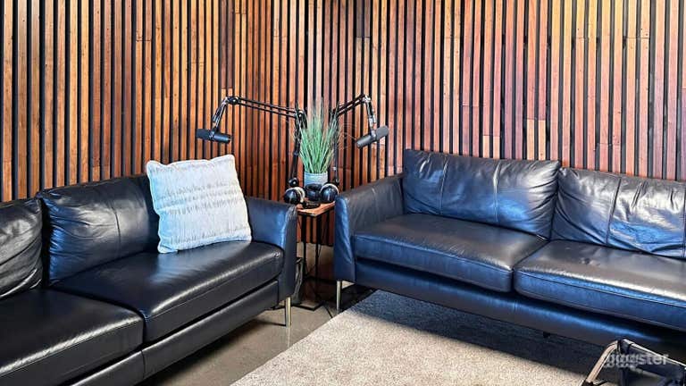  Podcast Recording Studio in a Coffee Shop 