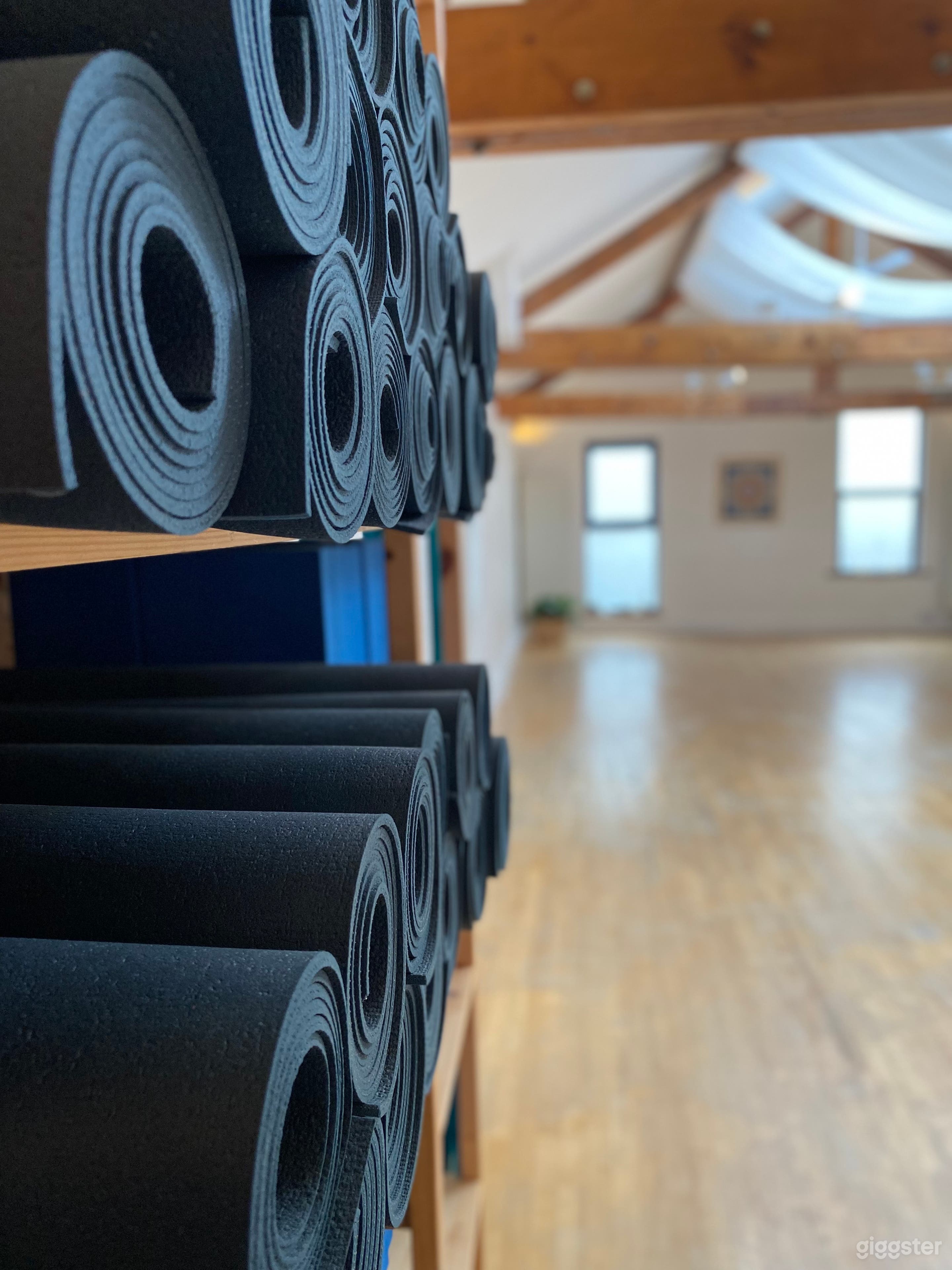 High quality yoga equipment (included with all hire)