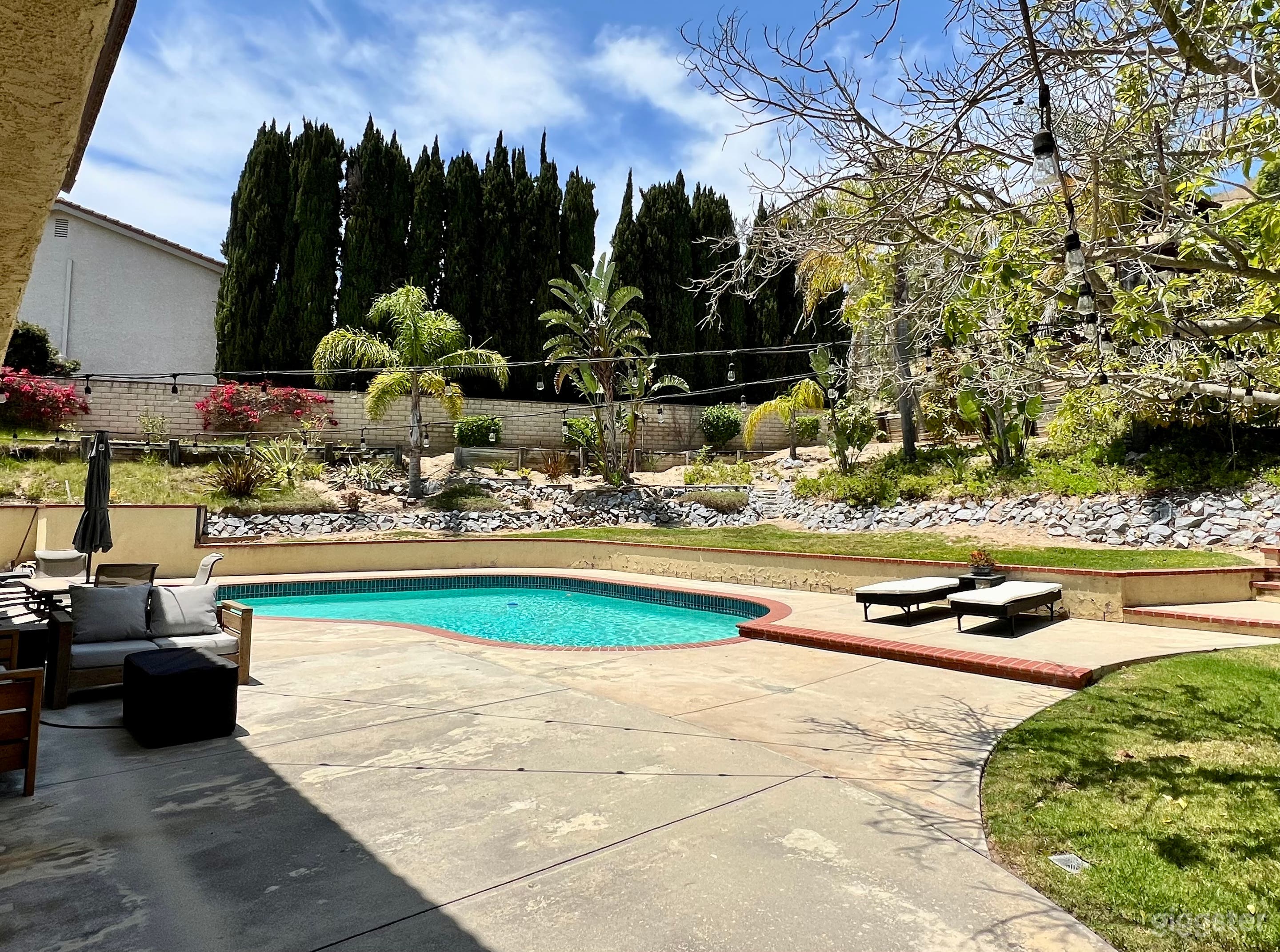 Lush, Tranquil, Quiet Yard with Pool Photo 4