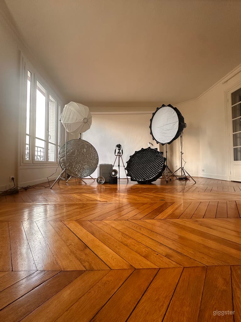  Studio photo haut de gamme dans un appartement haussmannien 