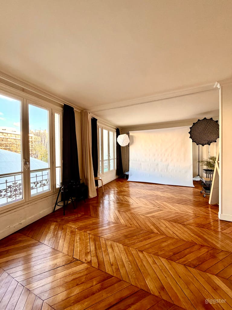  Studio photo haut de gamme dans un appartement haussmannien 