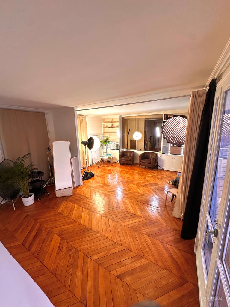  Studio photo haut de gamme dans un appartement haussmannien 