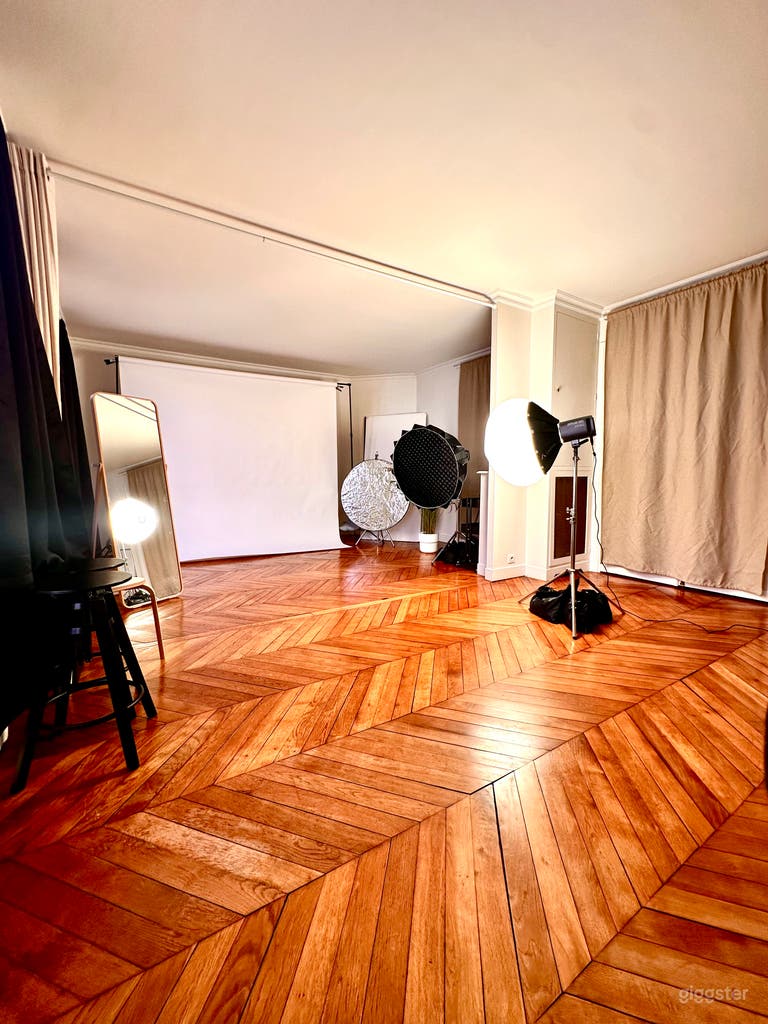  Studio photo haut de gamme dans un appartement haussmannien 