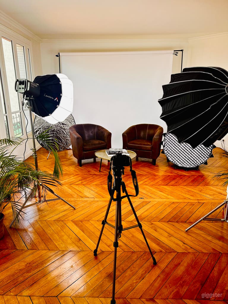  Studio photo haut de gamme dans un appartement haussmannien 