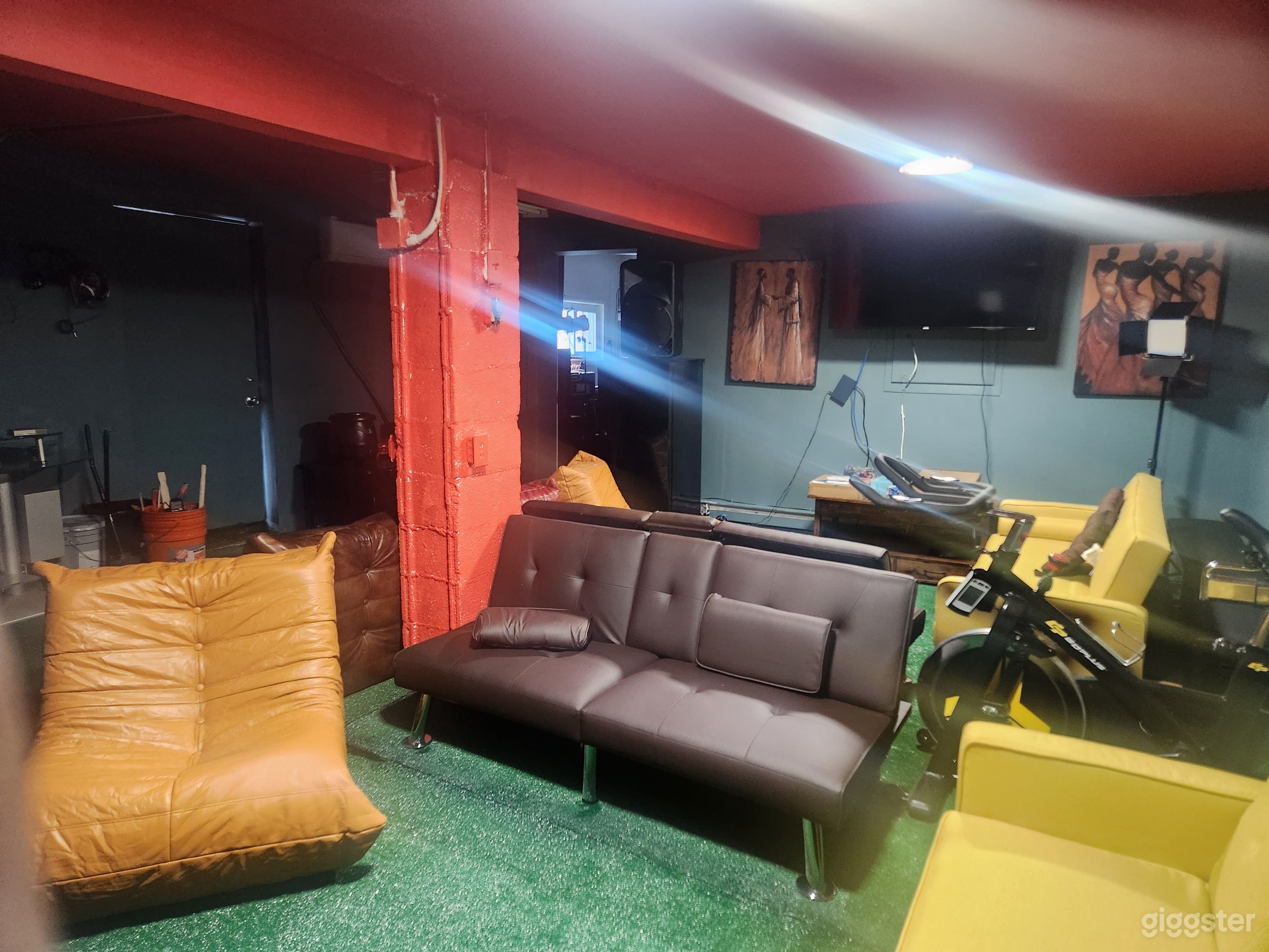 View from the far right corner of The Stable Studios 