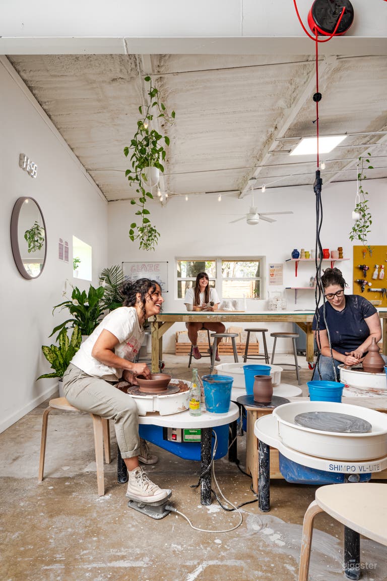  Bright, Colorful Pottery Studio 