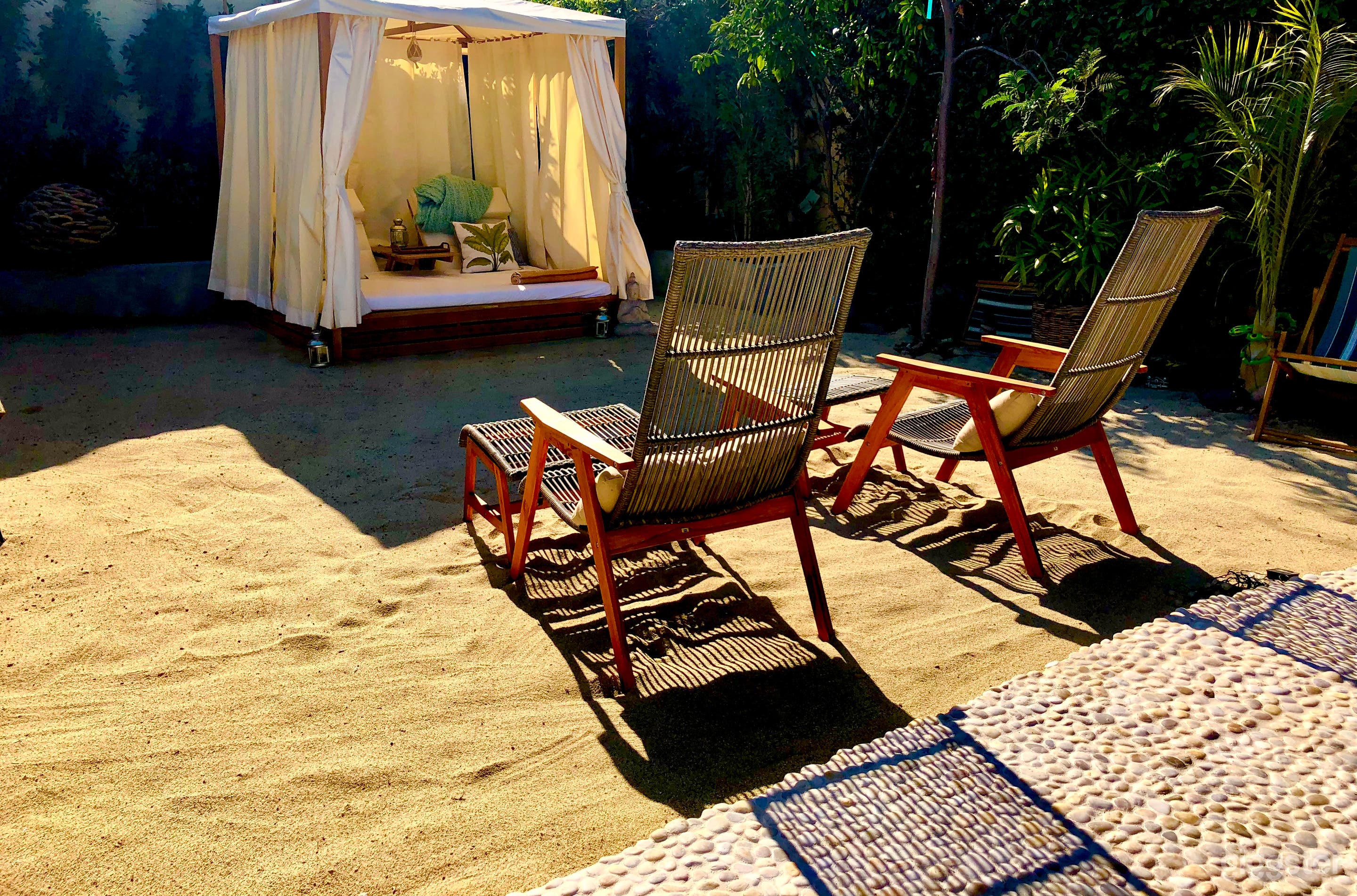 Relaxing outdoor living with pool and gardens Photo 3