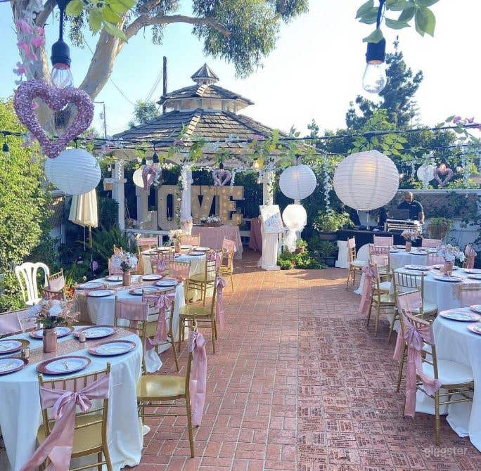 courtyard/reception area