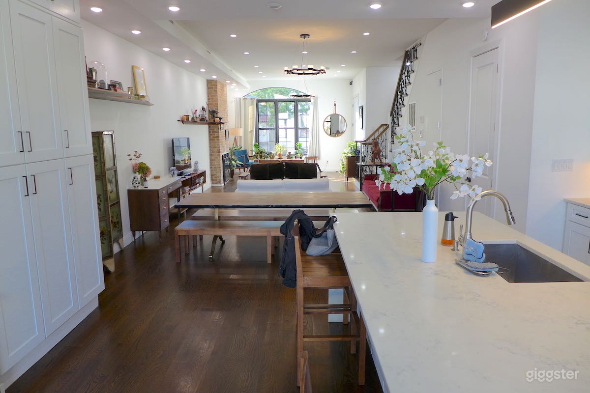 Bright brick facade townhouse in Bushwick BK Photo 1