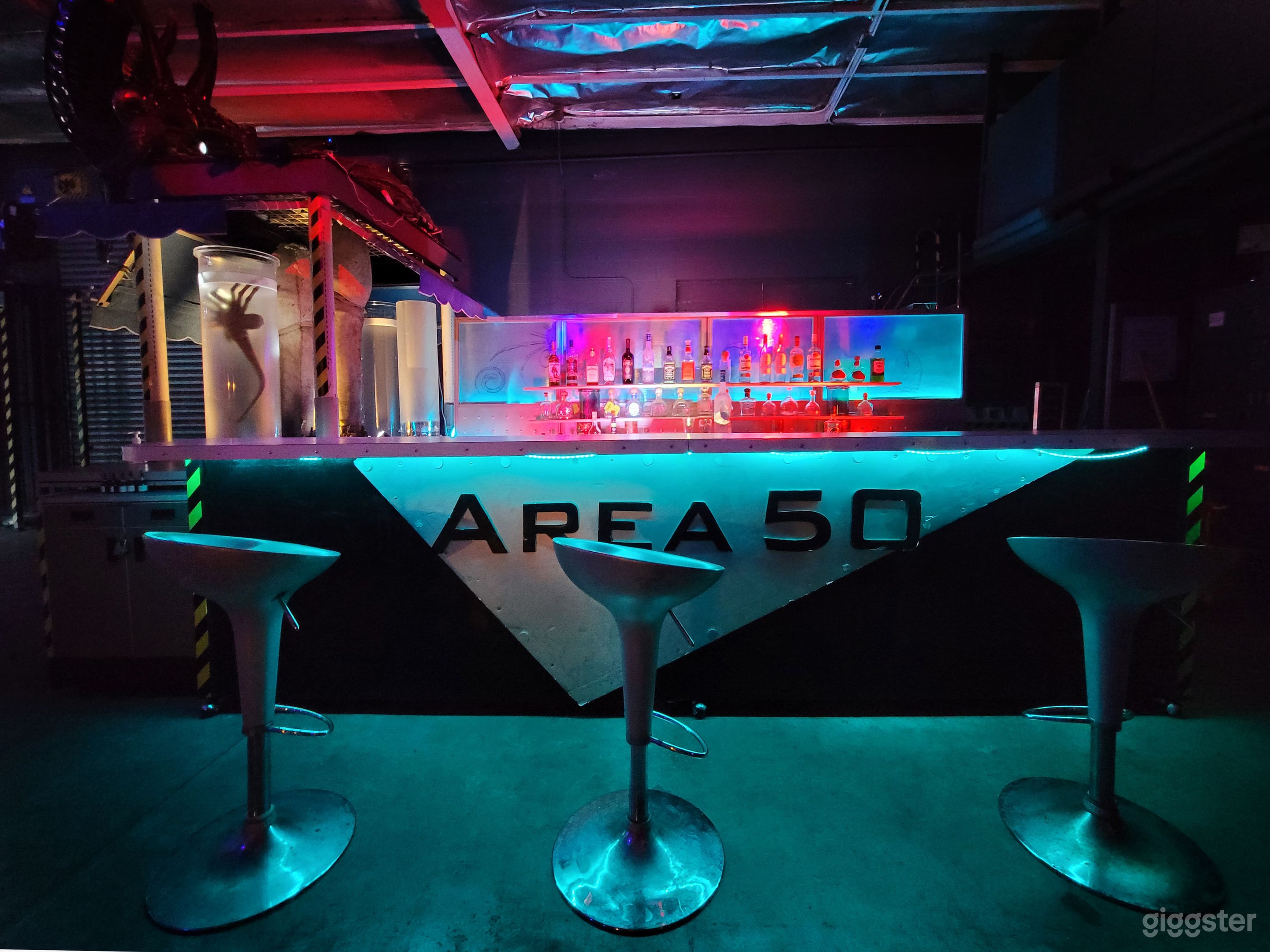 Futuristic Area 50 Bar with galaxy of props! Photo 1
