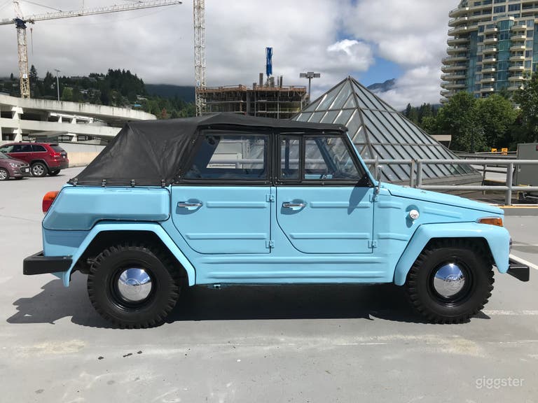  VW Thing 1975 – Cabriolet rétro pour tournages 