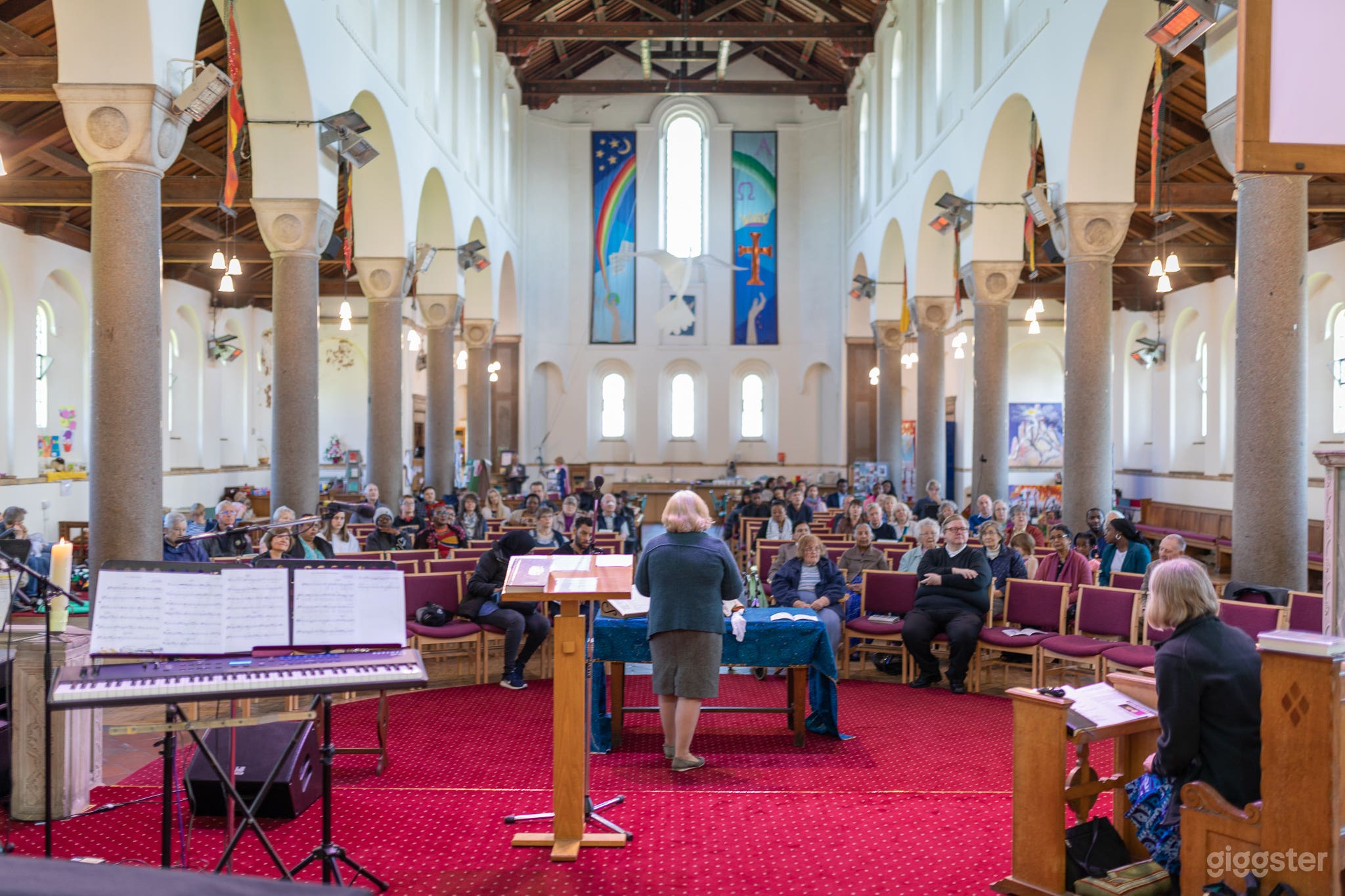 A view down the nave from the chancel