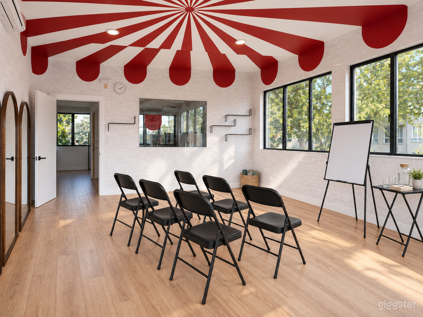 Sunlit Dunbar Studio with a Dramatic Canopy Ceiling Photo 3