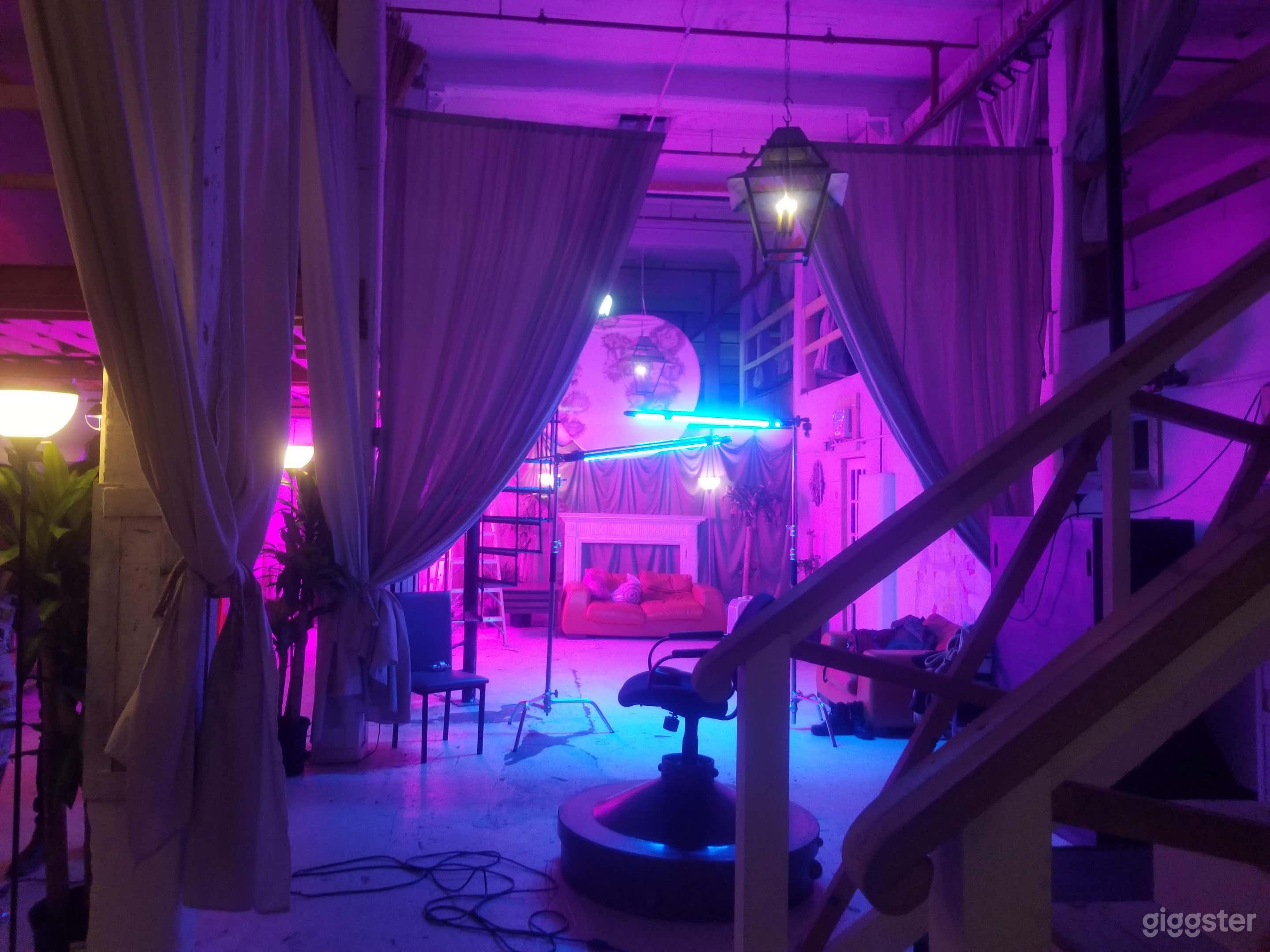 Multiple Sets Production Warehouse Studio Photo 2