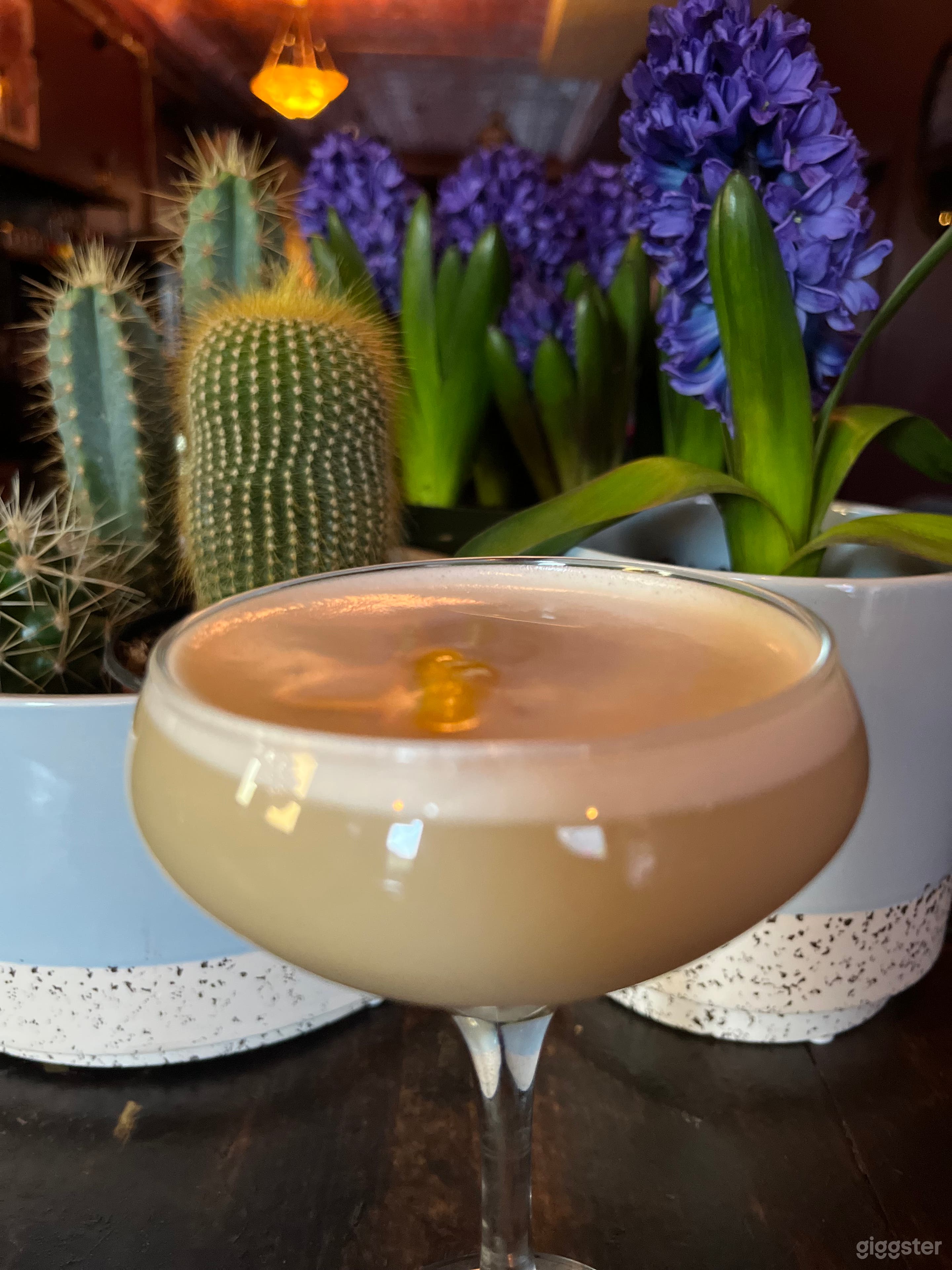 Whiskey Sour with Organic Egg Whites 