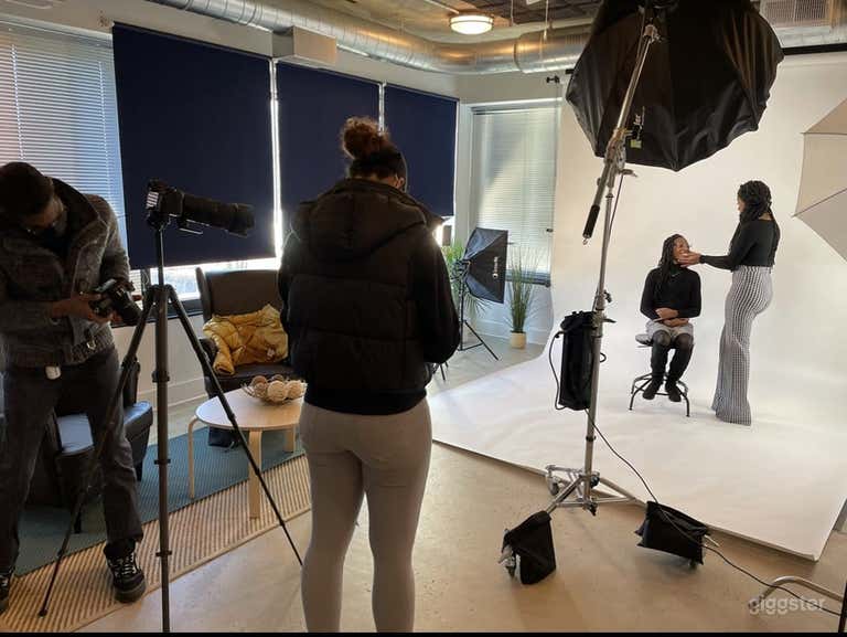  24/7 Downtown Loft Studio Podcast, photo, and Video with Gorgeous Natural Light 