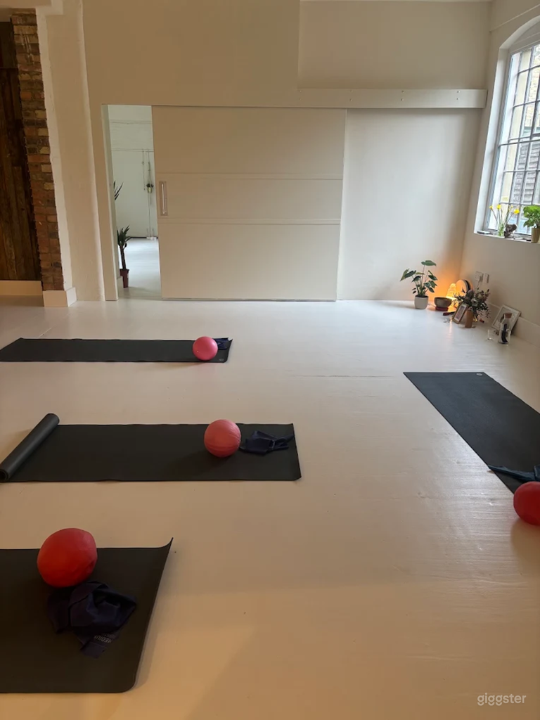  Light-Filled Yoga & Wellness Studio for Classes & Events 