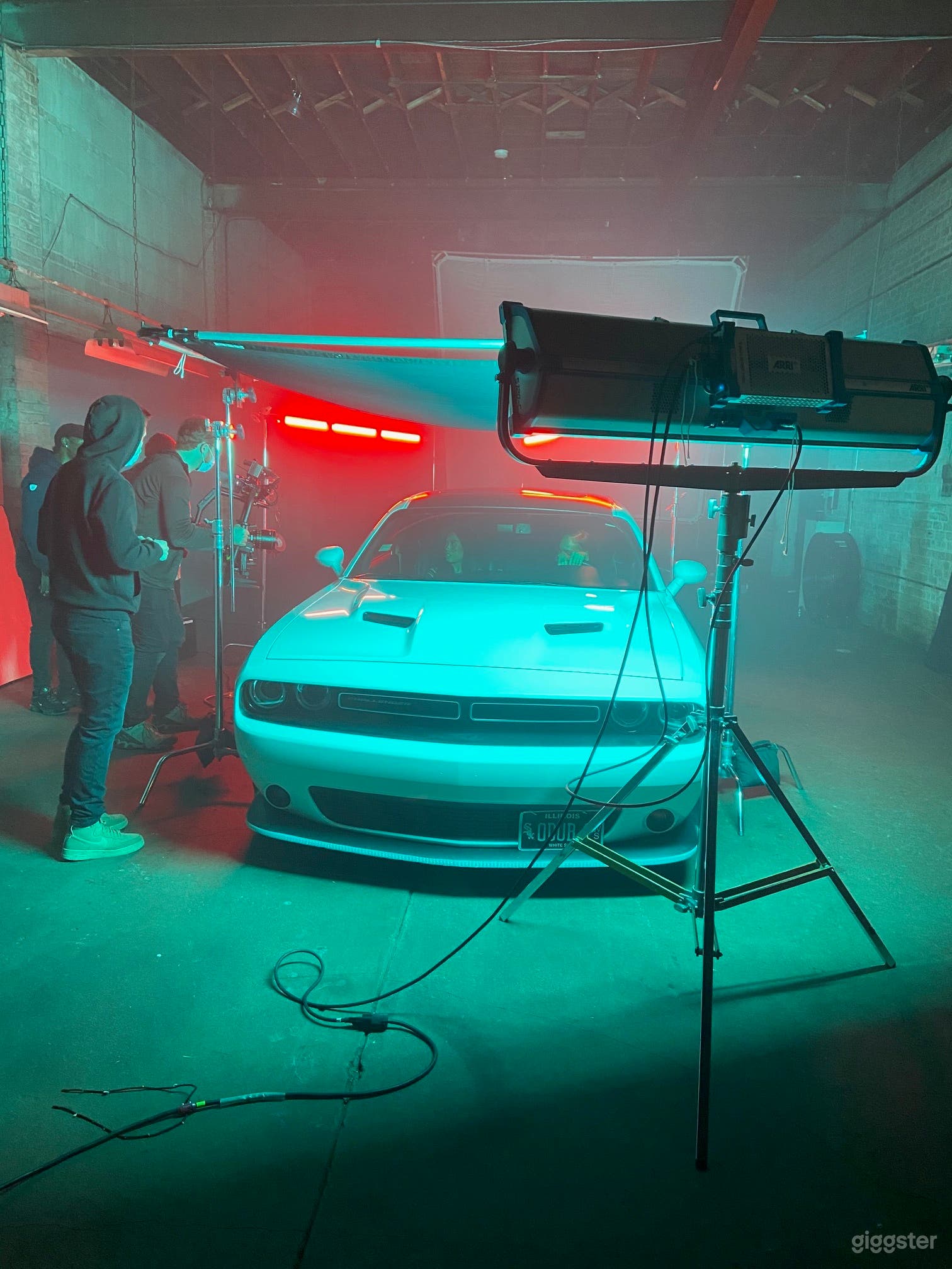 Cars easily fit! Tons of space and high ceilings!