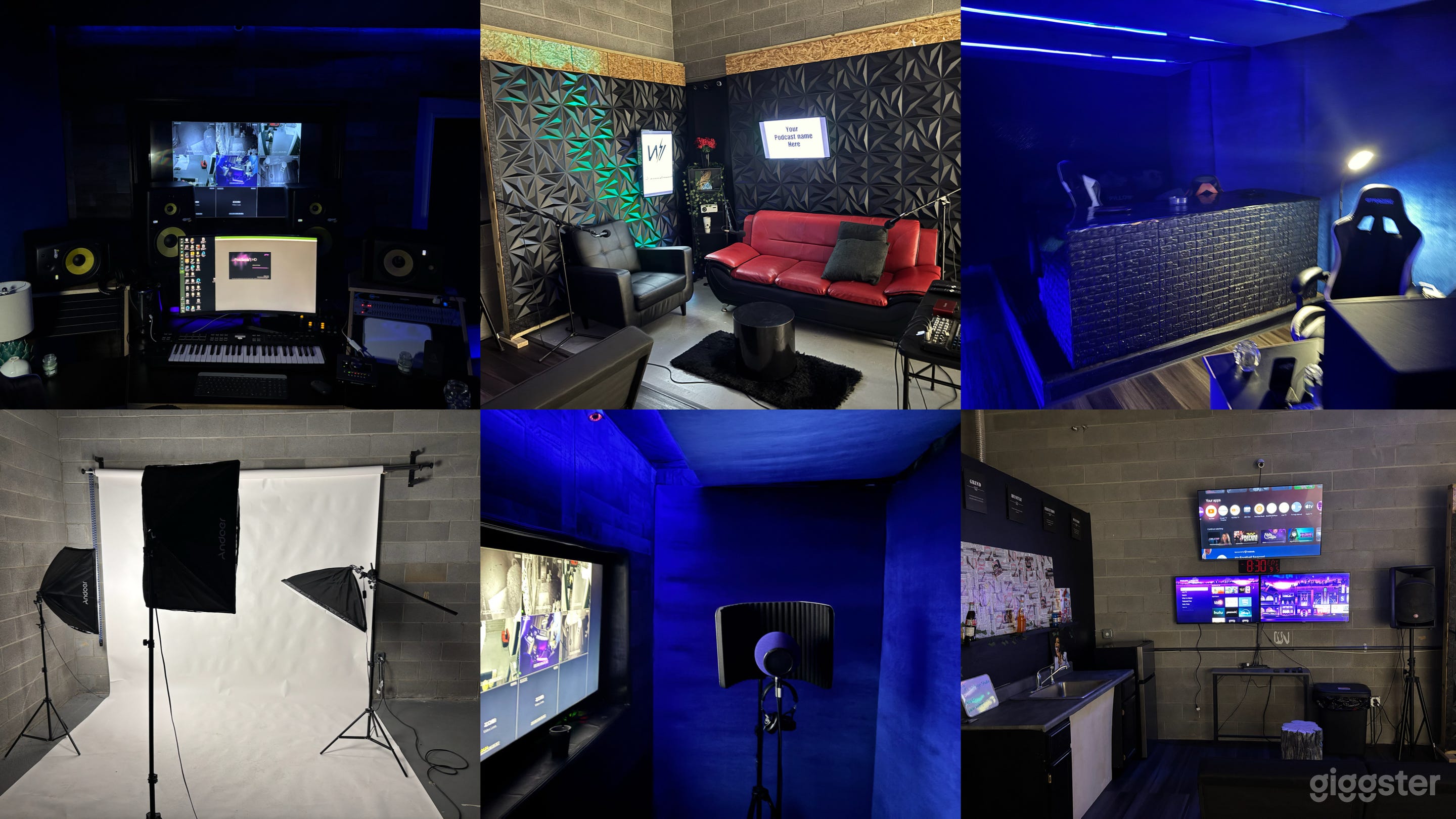 Recording Studio | Podcast | Photography Studio Photo 1