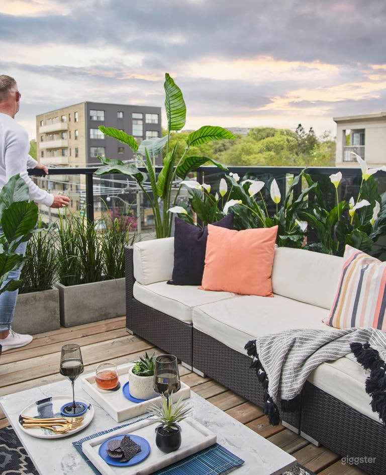  3rd floor balcony off of guest bedroom.  
