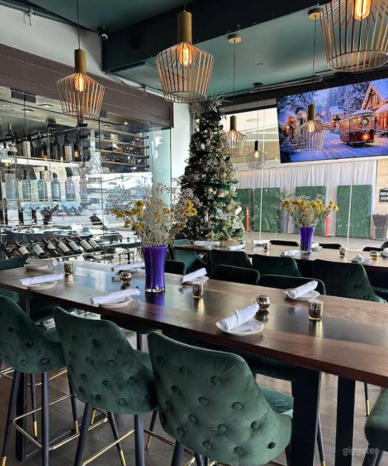  Elegant Spacious Indoor Restaurant 