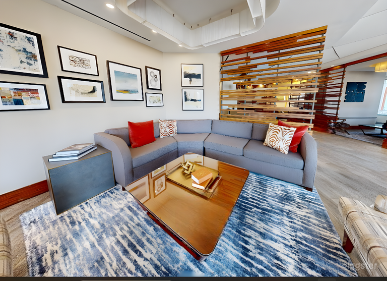  Unique Lounge with Artistic Wood Accents 