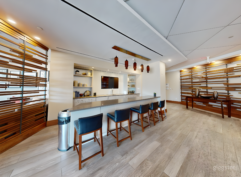  Unique Lounge with Artistic Wood Accents 