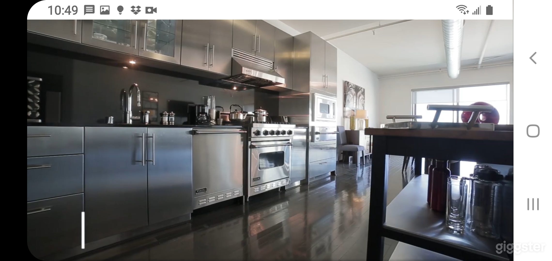 Openplan Master Chef Kitchen with stainless steel Viking appliances