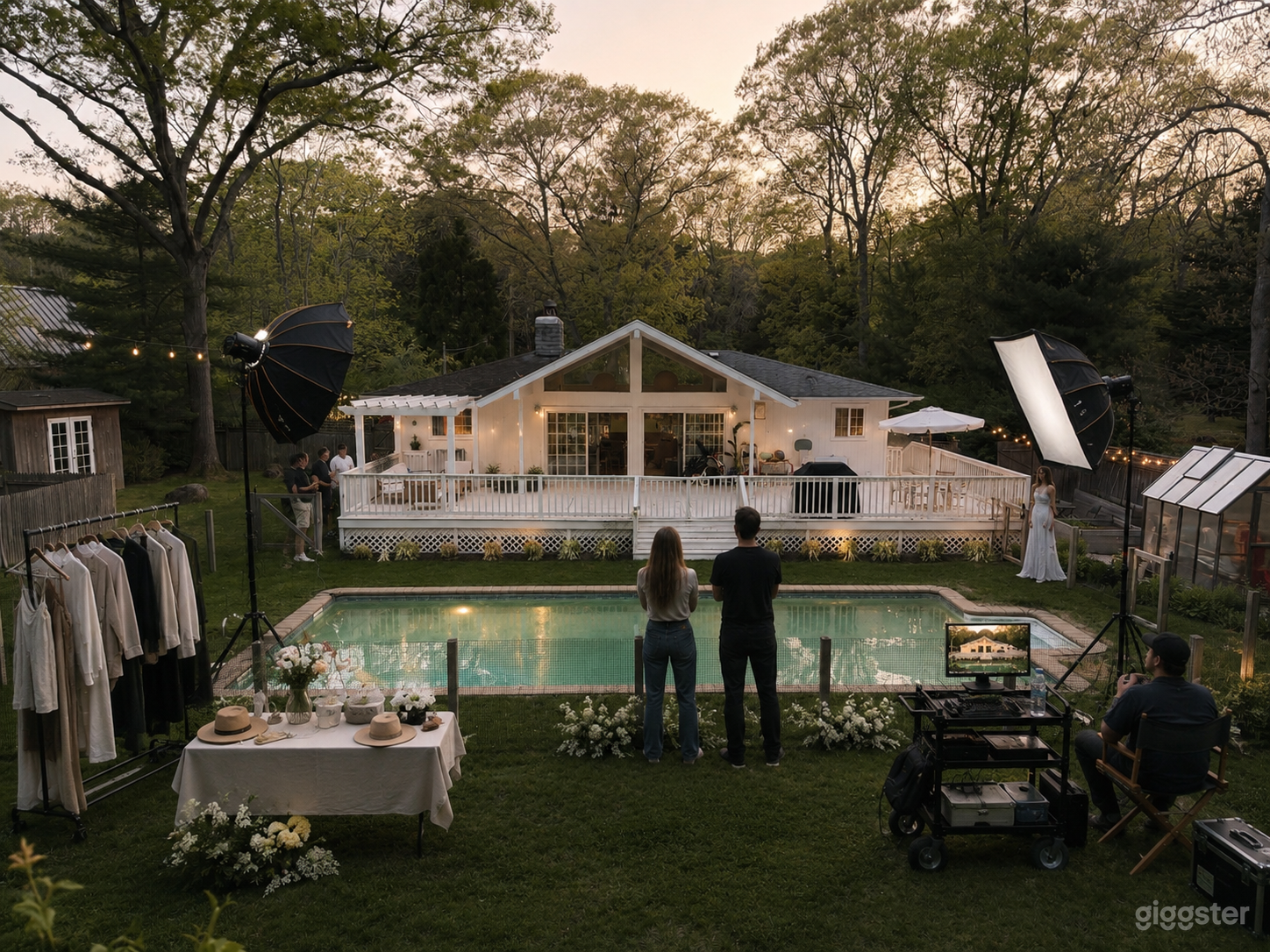 Charming White Sun Drenched House Photo 1