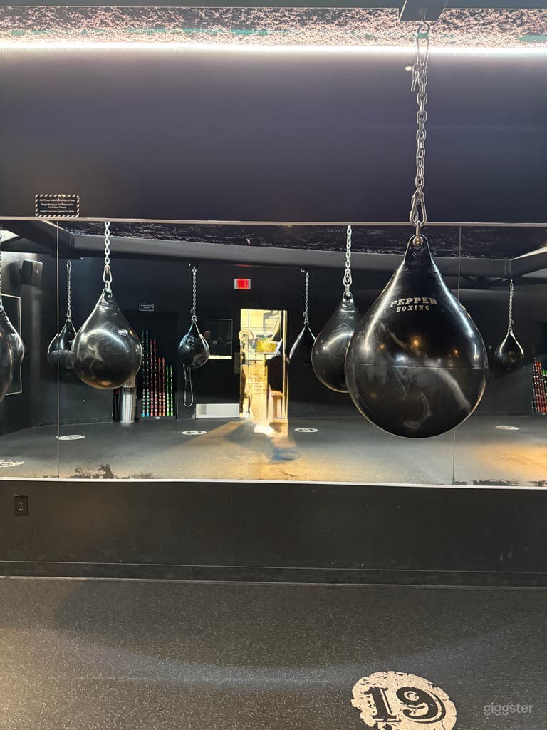  Industrial Boxing Gym + Strength Studio + Lockers + Showers 