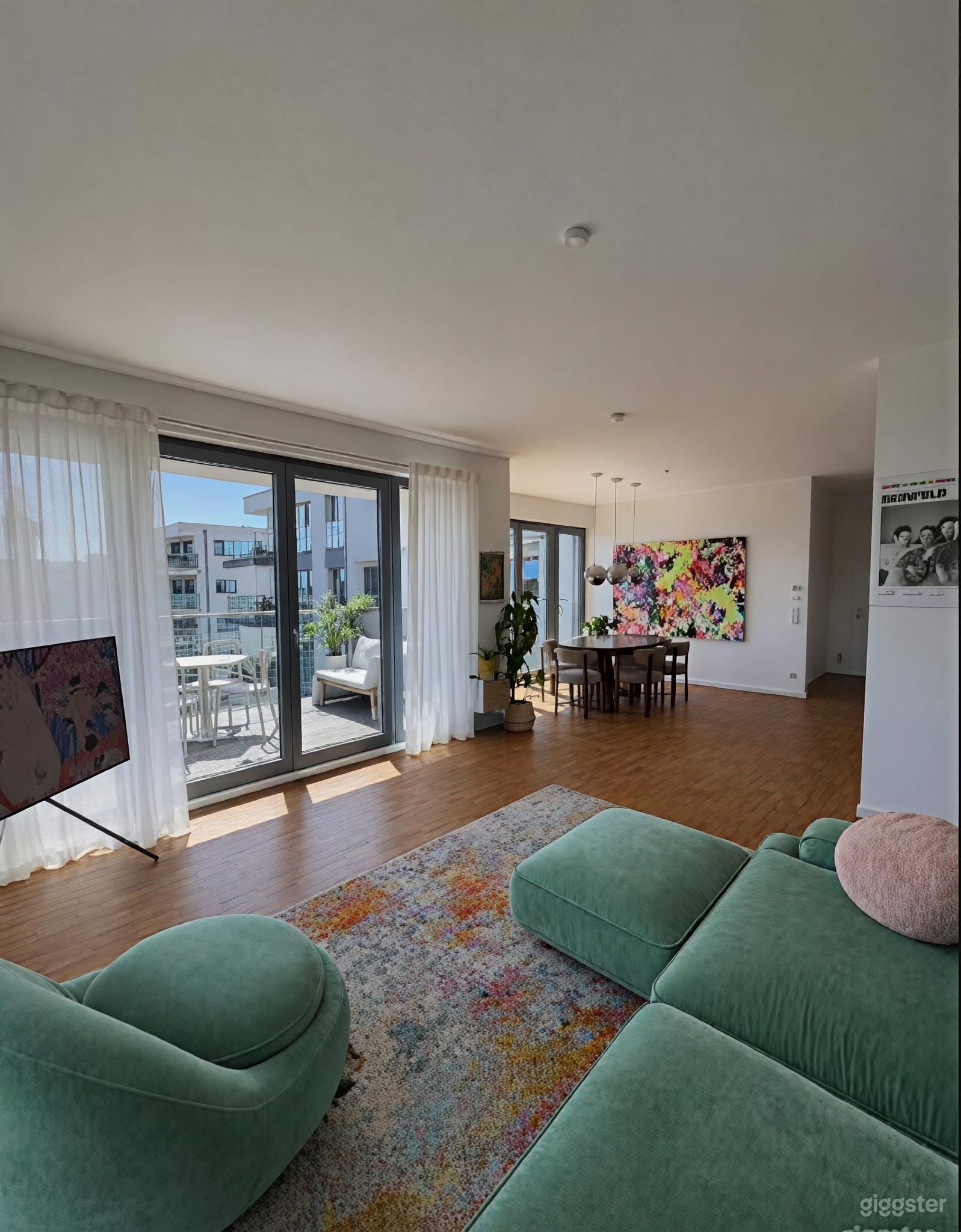Penthouse Wohnung mit Blick über den Gleisdreieckpark Foto 3