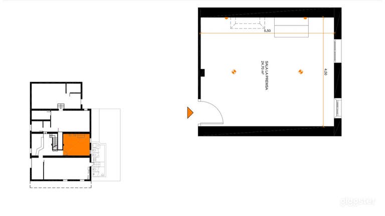  Sala con estilo rústico y atractivo mágico. 