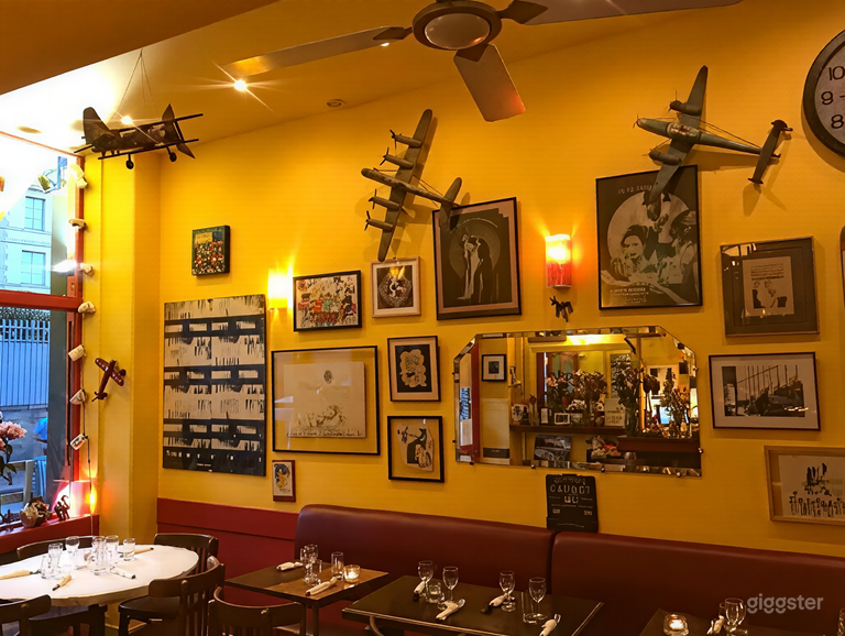  Restaurant parisien chaleureux au charme rétro 