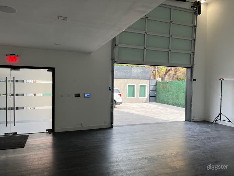  front door and garage door faces North to our private patio/parking area 