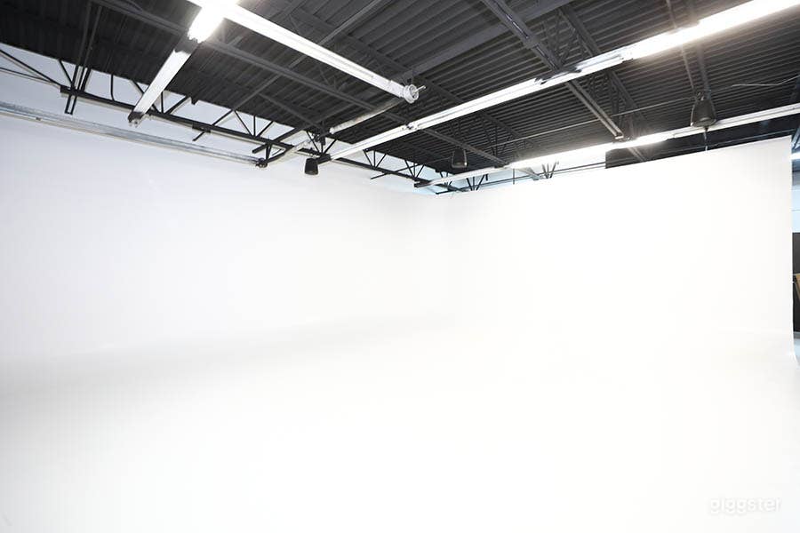 Full View of the White Cyclorama
