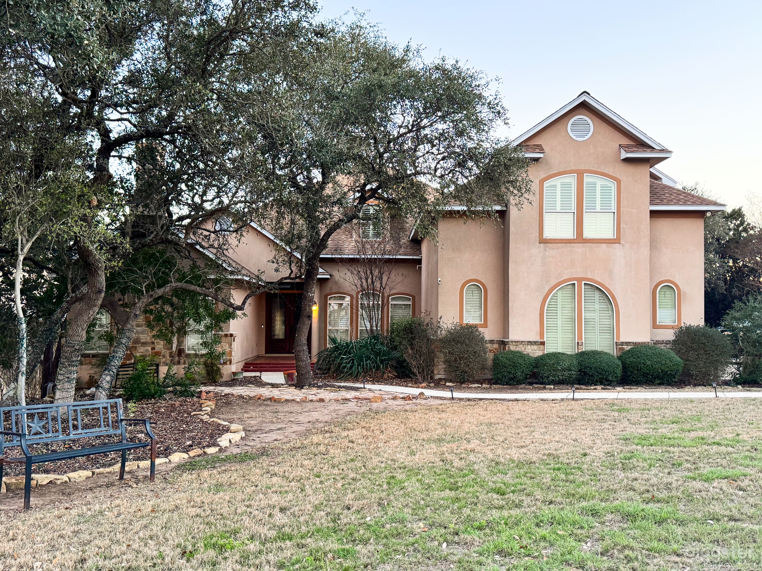 Rustic Hill Country Mansion with Breathtaking Canyon Views Photo 3