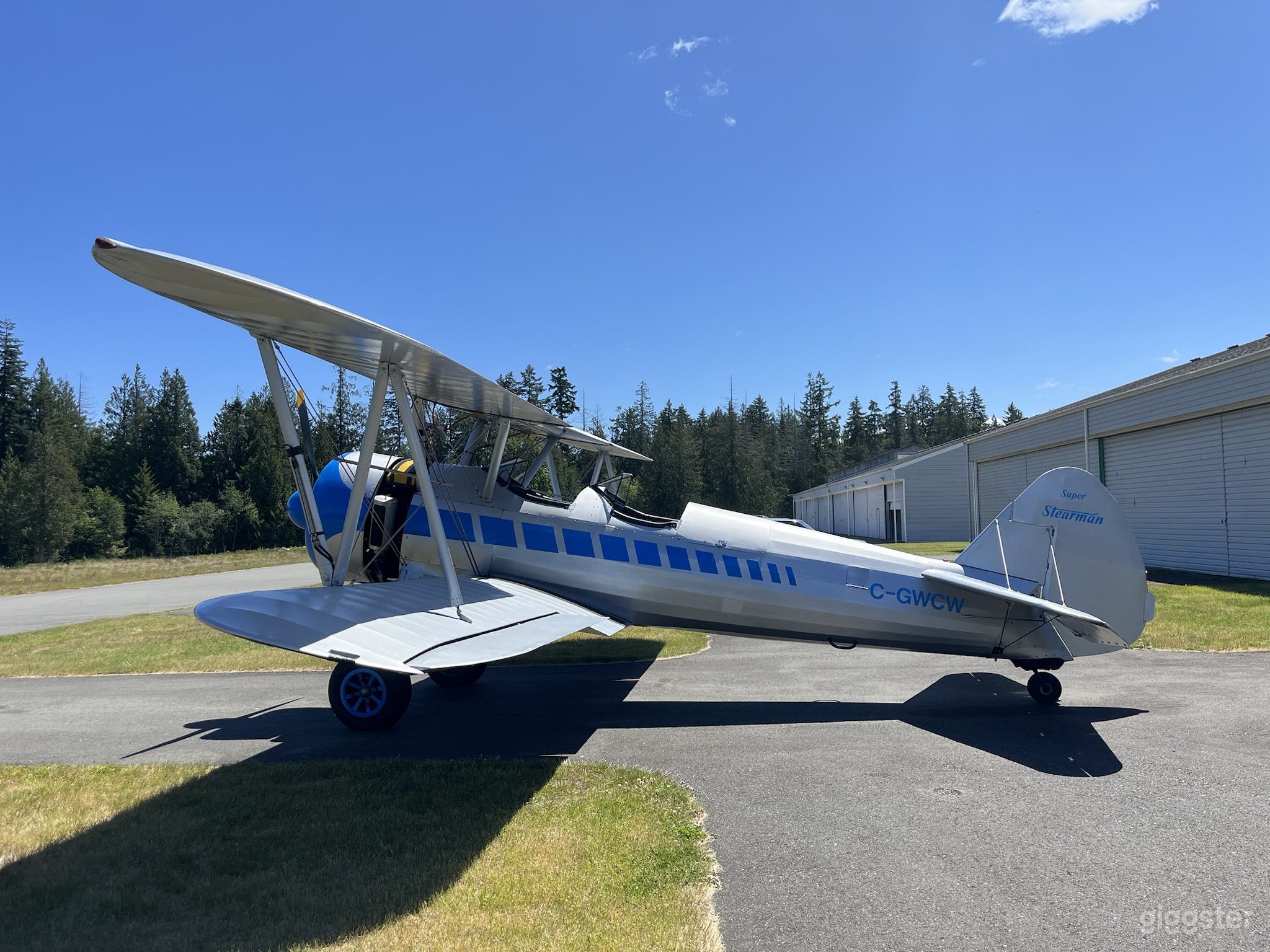 Ex US Army Air corps Boeing Stearman Photo 1