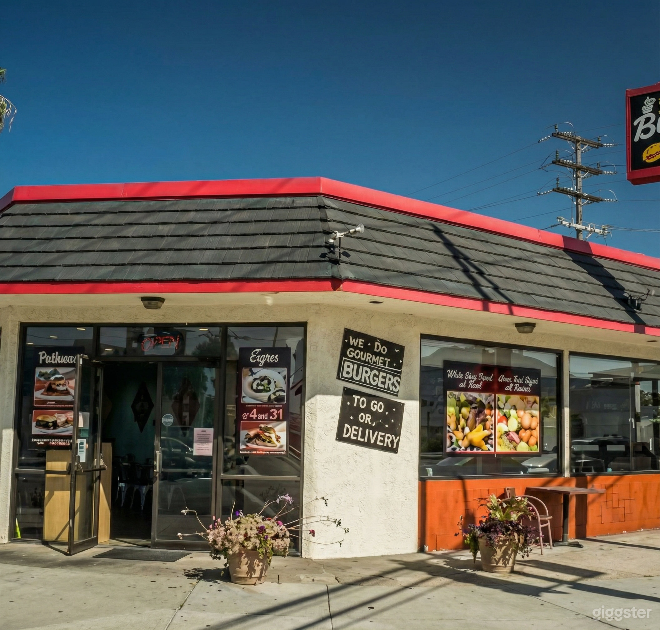 The Fry House & Burgers – Cinematic Retro Burger Diner Photo 1