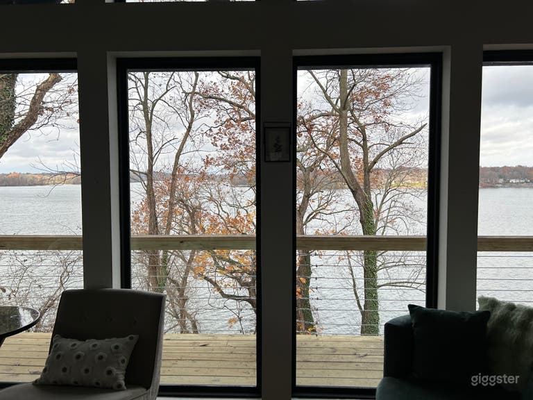  Casa de lago serena con vista expansiva de 180 grados en tu cara 