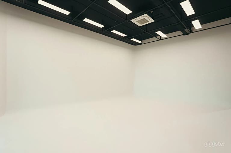  Estudio espacioso con ciclorama blanco y luz natural 