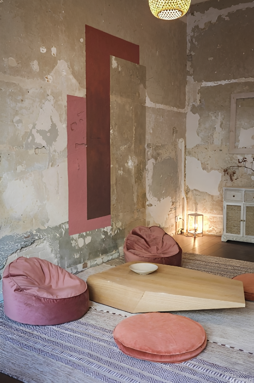 Rustikales, europäisch inspiriertes Studio mit einzigartigem Interieur Foto 3