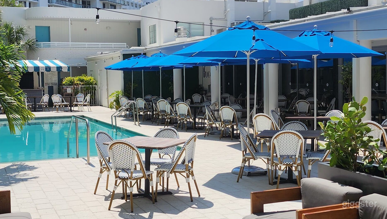 Hotel Courtyard Pool Area 