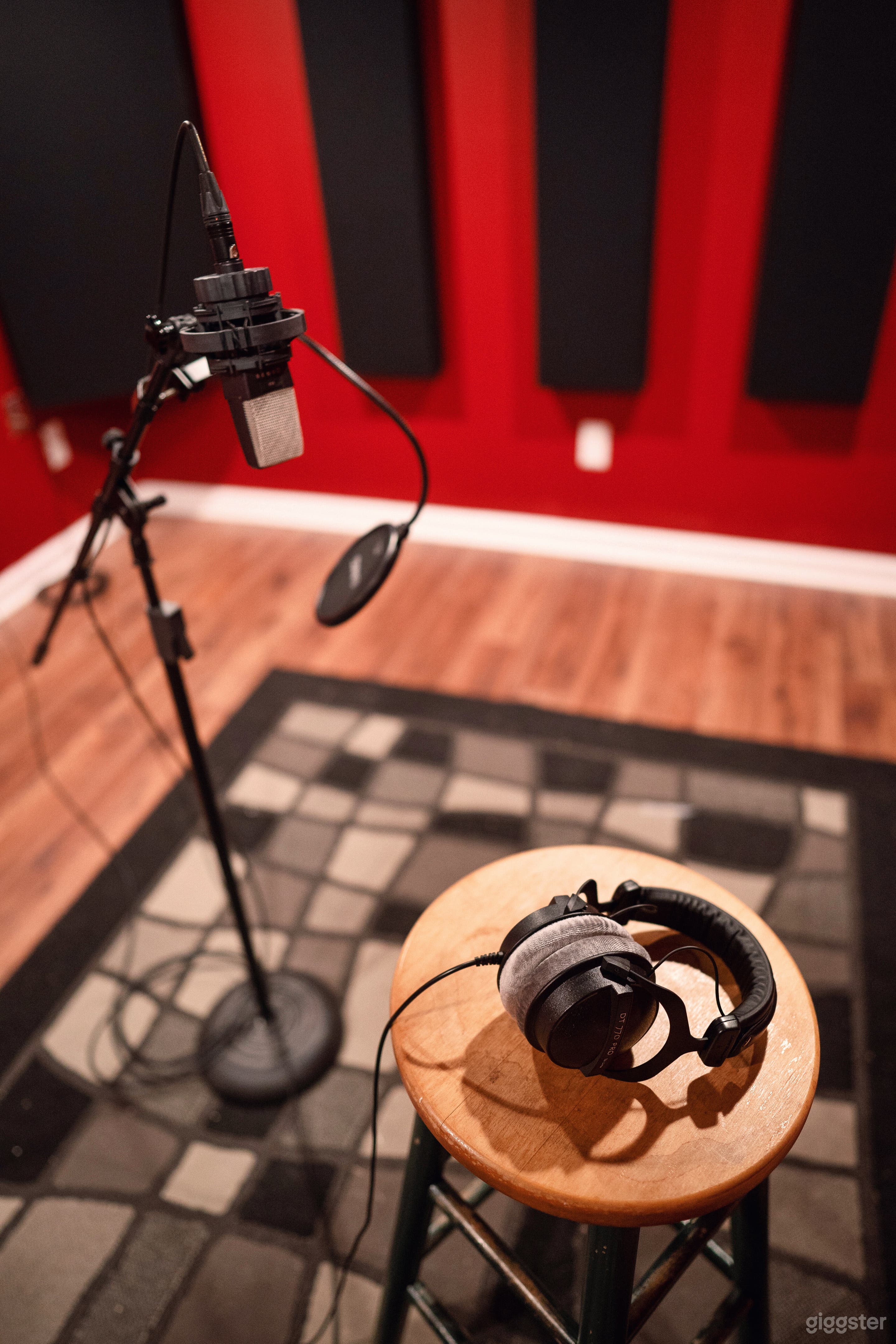 Studio A recording booth