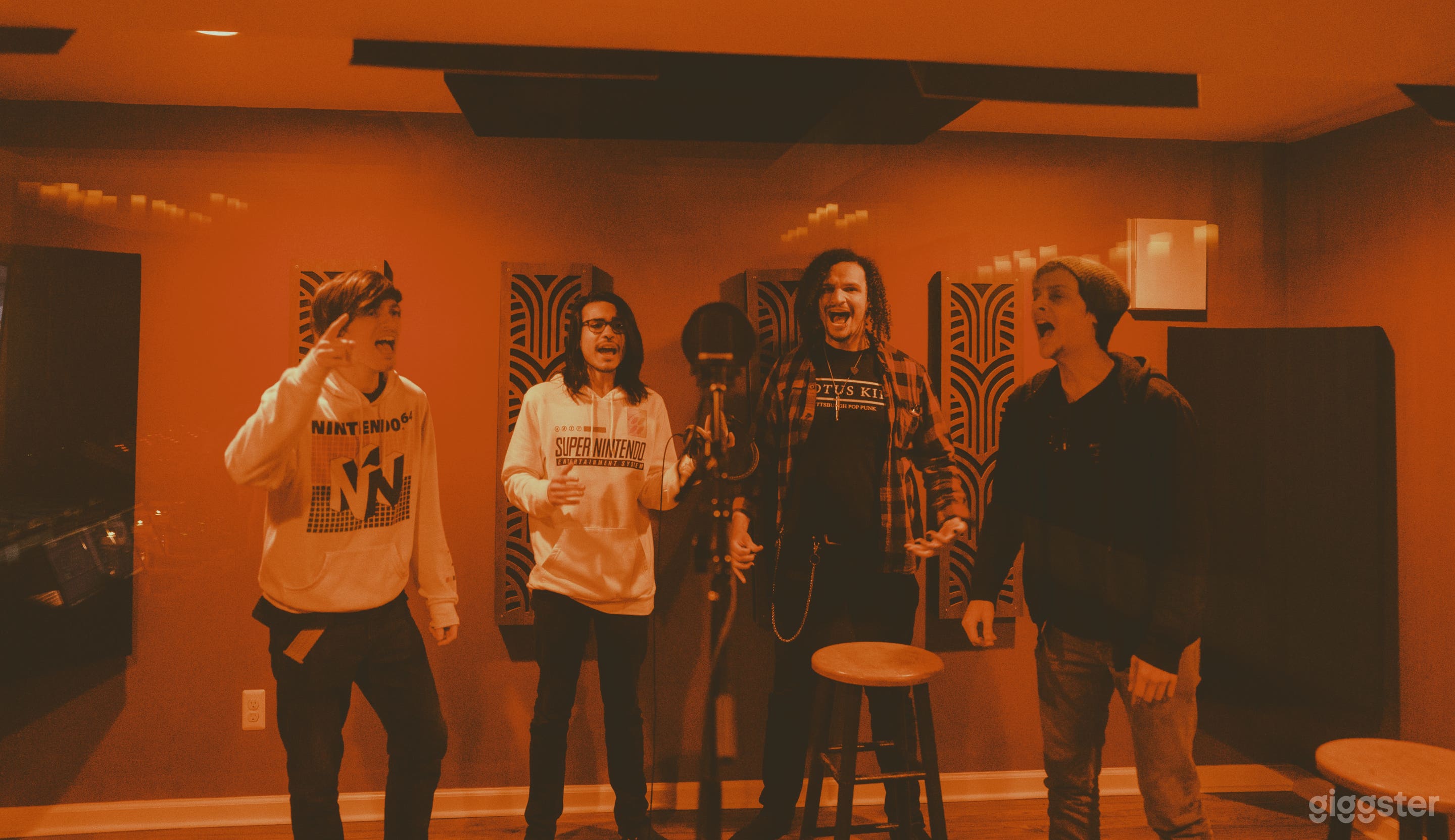 Studio A recording booth