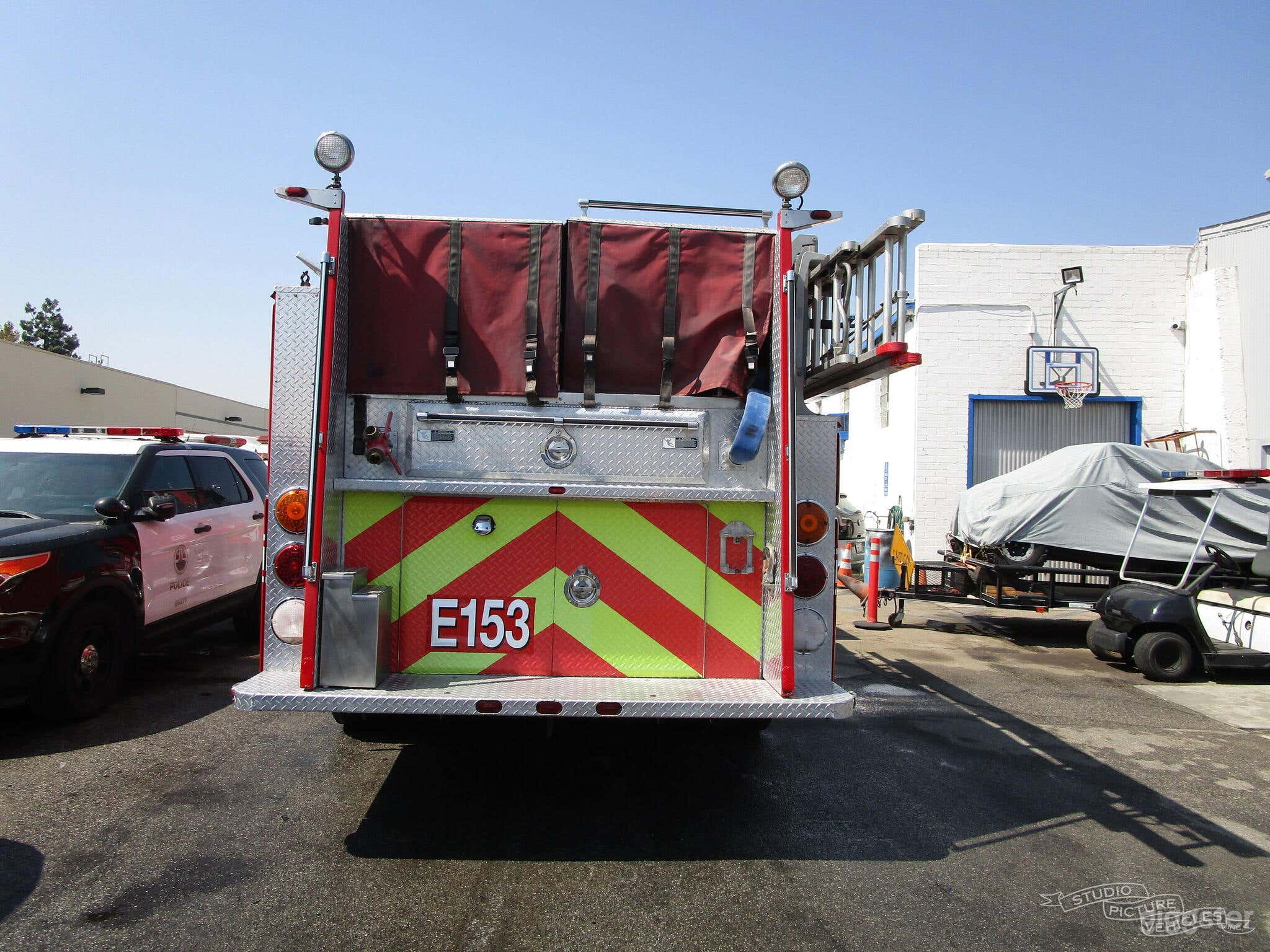 Spartan Pumper Firetruck | Studio Picture Vehicles Photo 4